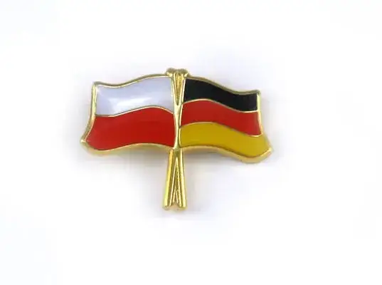 flaga Polski i Niemiec razem