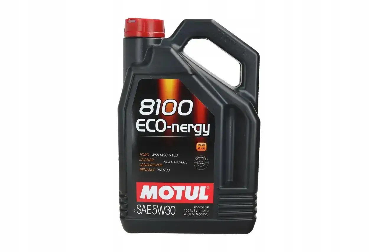 Olej silnikowy Motul 8100 ECO-nergy SAE 5W30, 4L. Idealny wybór, jeśli szukasz, jaki olej do silnika diesla wybrać.