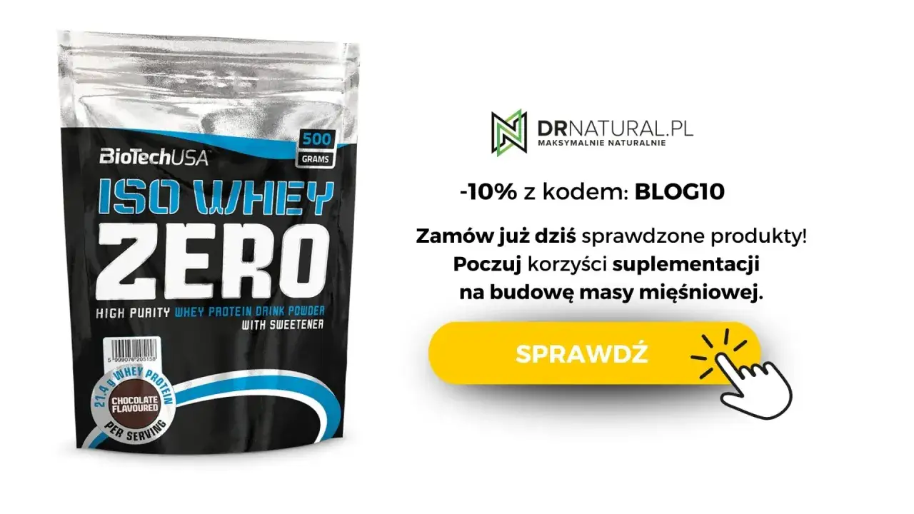 Chcesz wiedzieć, jak szybko przybrać na masie? Sięgnij po odżywkę białkową BiotechUSA ISO WHEY ZERO. Sprawdź teraz!