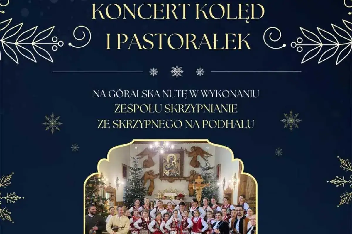 Koncert kolęd i pastorałek zespołu Skrzypnianie ze Skrzypnego na Podhalu. Warto posłuchać, czy można słuchać kolęd przed świętami.