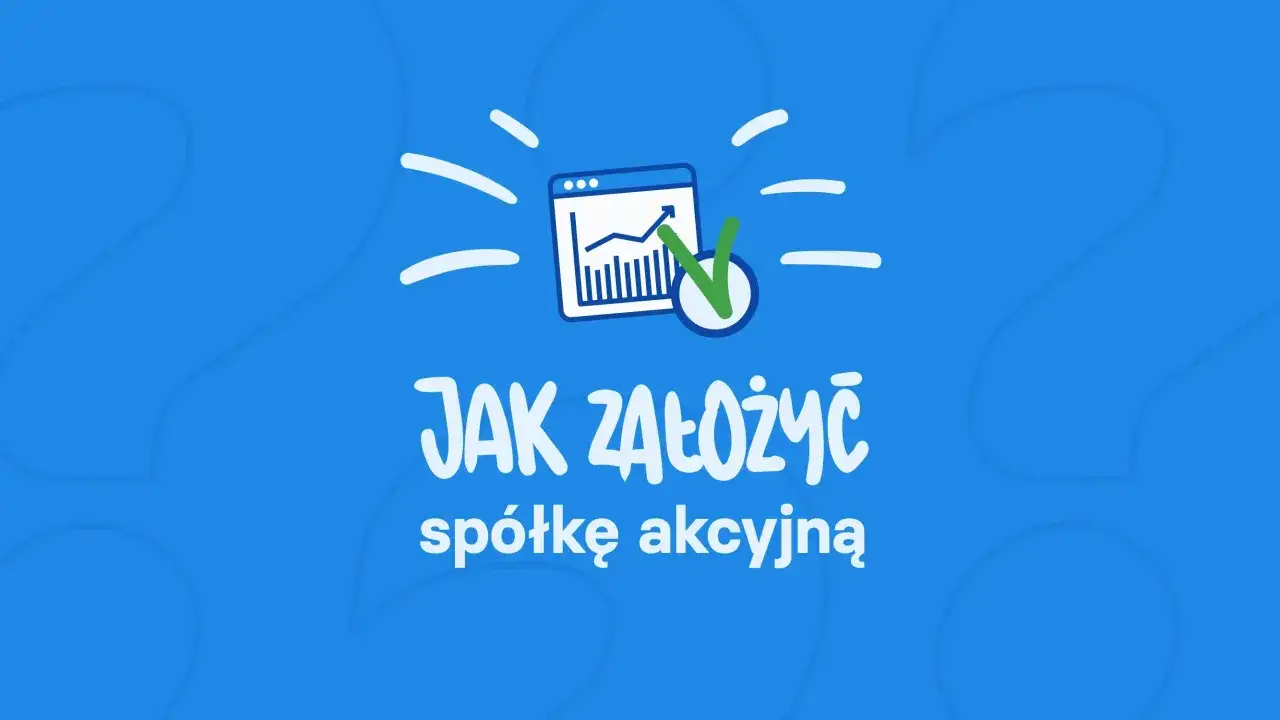 Jak założyć prostą spółkę akcyjną? Ikona wykresu z zaznaczonym wzrostem i zielonym znacznikiem.