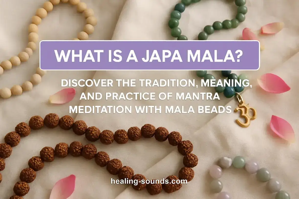 Japa mala de 108 cuentas: descubre su significado y tradición en la meditación. Varias japamalas de madera, rudraksha y jade.