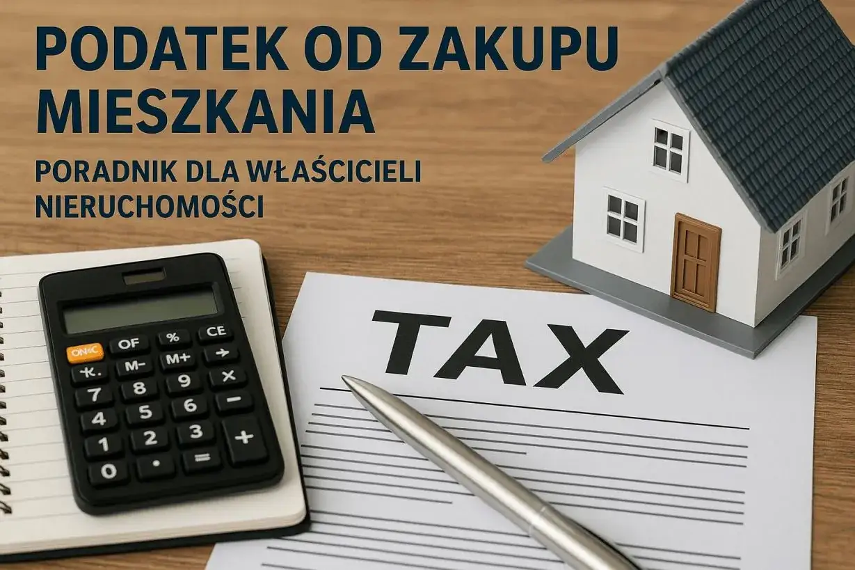 Poradnik dla właścicieli nieruchomości: podatek od kupna mieszkania, kalkulator, dokument TAX i model domu.