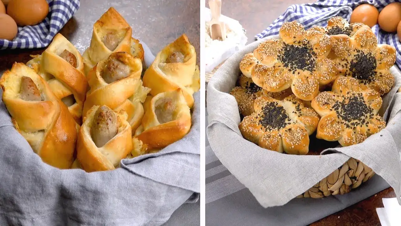 aperitivos creativos con masa de pizza caseros
