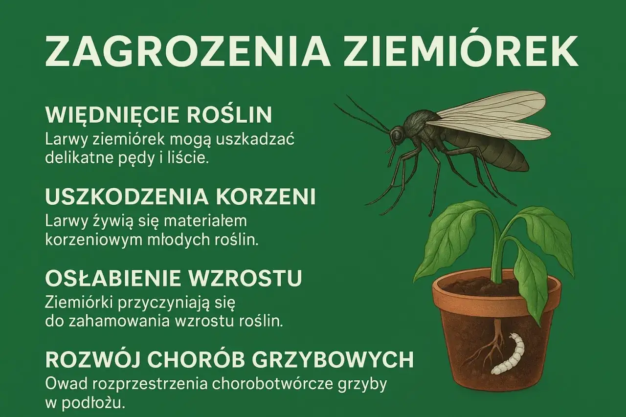 Ziemiórki niszczą rośliny, uszkadzając korzenie i pędy. Dowiedz się, jak się pozbyć ziemiórek i uratować swoje rośliny.