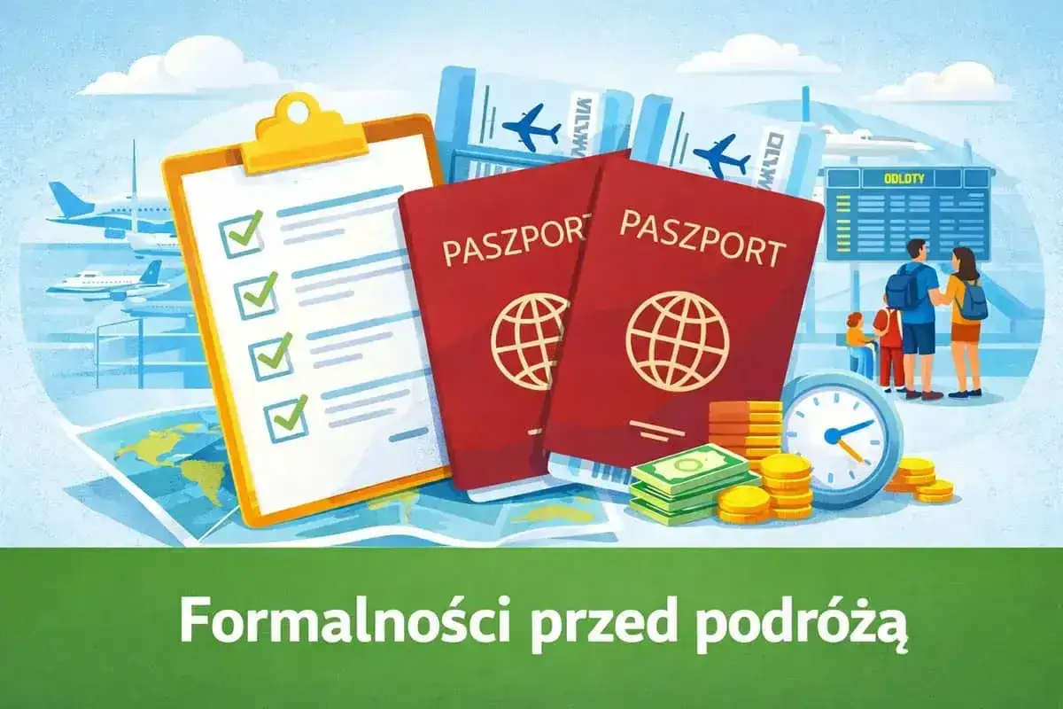 Paszporty, bilety, lista kontrolna i pieniądze &ndash; wszystko, co musisz mieć, by podr&oacute;ż była udana. Formalności przed podr&oacute;żą.