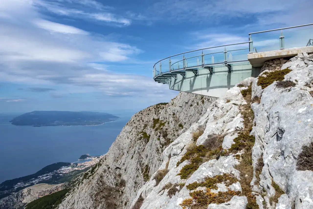 Skywalk Biokovo Chorwacja panorama