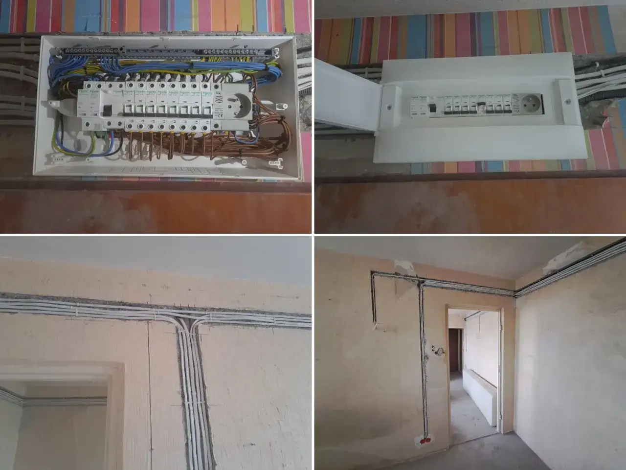 Nowe przewody i bezpieczniki w rozdzielnicy to klucz do bezpiecznej wymiany instalacji elektrycznej.