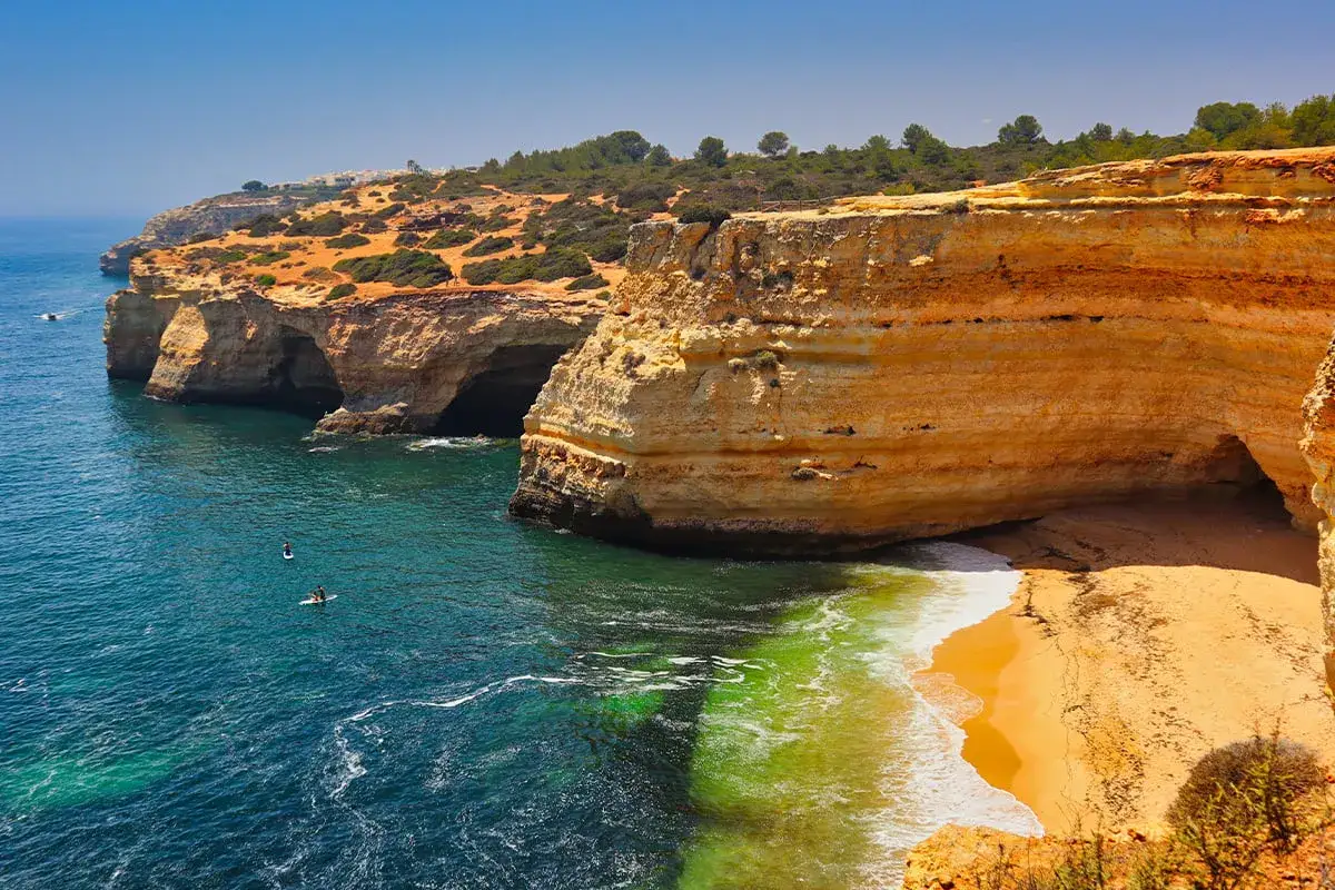 Algarve Ponta da Piedade jaskinie Benagil klify