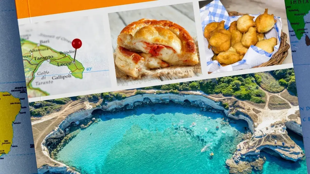 Puglia: mappa con Lecce, calzone fritto e frittelle, per assaporare lo street food pugliese.