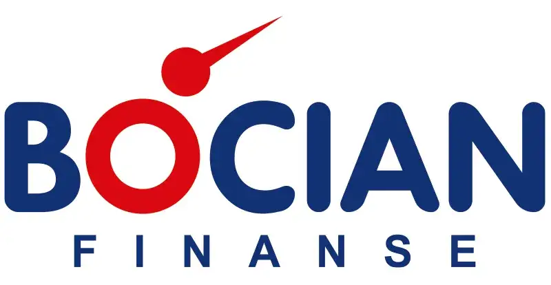 Bocian Pożyczki logo i budynek firmy