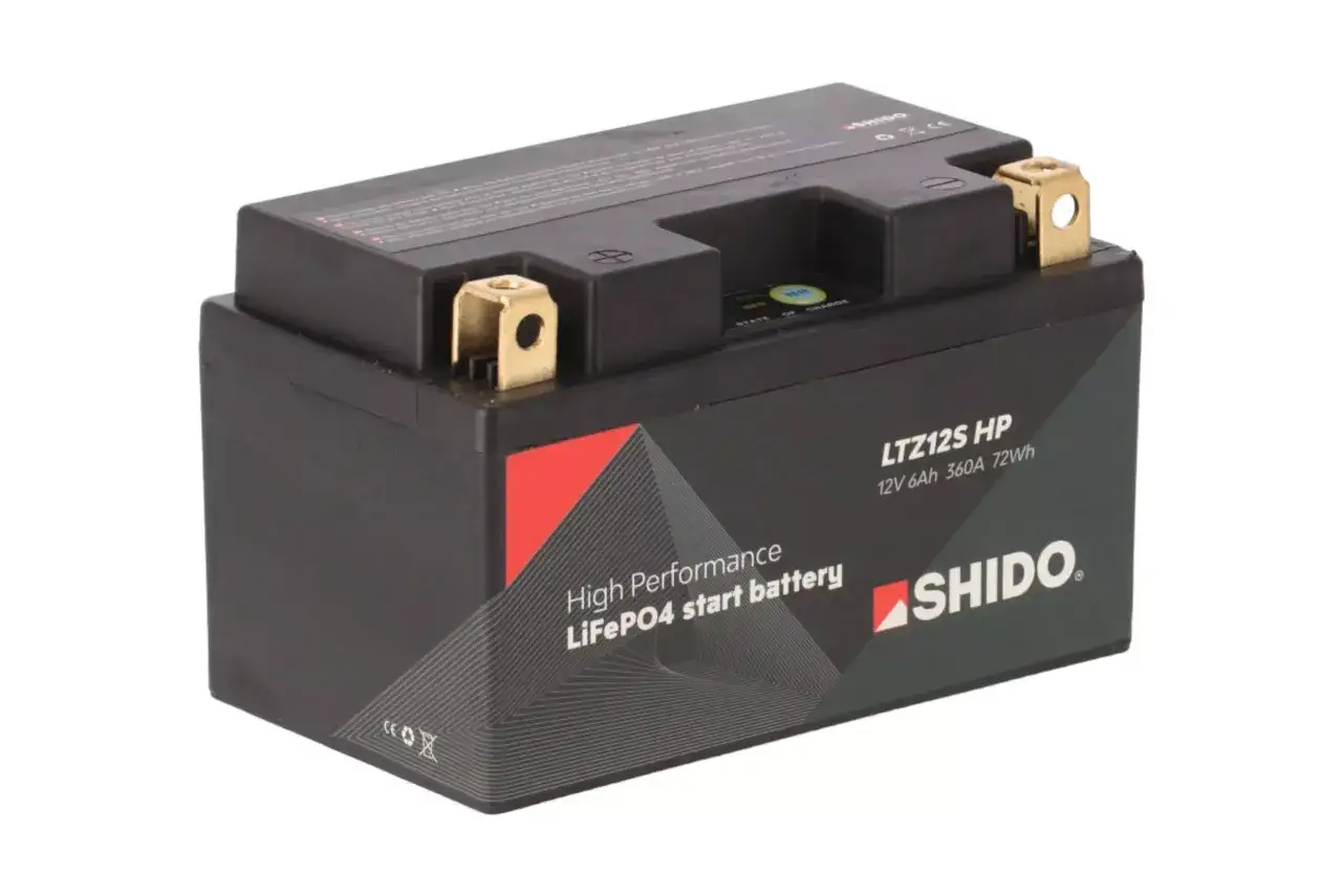 Akumulator LiFePO4 SHIDO LTZ12S HP 12V 6Ah do quada 250. Wysoka wydajność, 360A prądu rozruchowego.