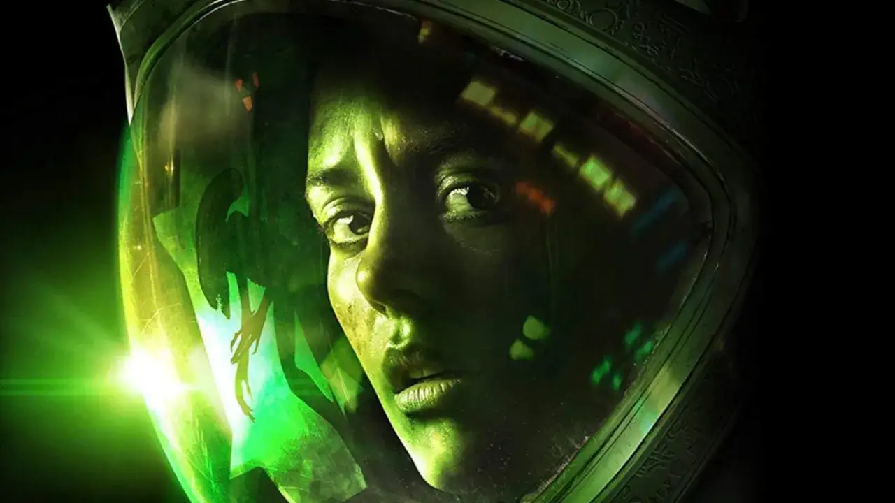 Amanda Ripley w hełmie, z przerażeniem patrzy na cień Ksenomorfa. Zapowiedź Alien Isolation 2.