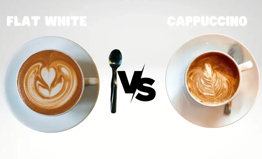 kawa latte cappuccino flat white americano por&oacute;wnanie