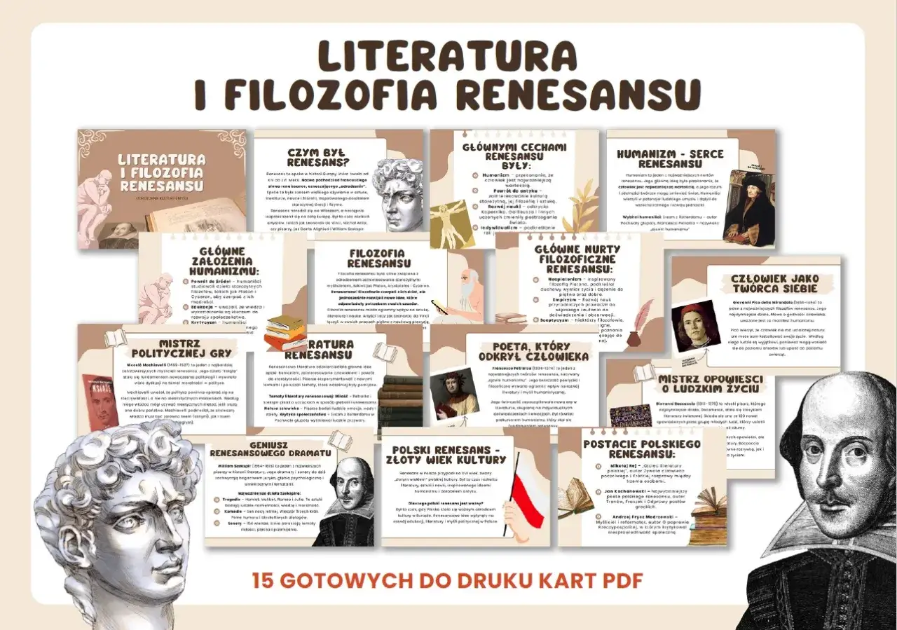 Filozofia w renesansie: humanizm, powrót do antyku, indywidualizm. Odkrywanie człowieka jako twórcy siebie.