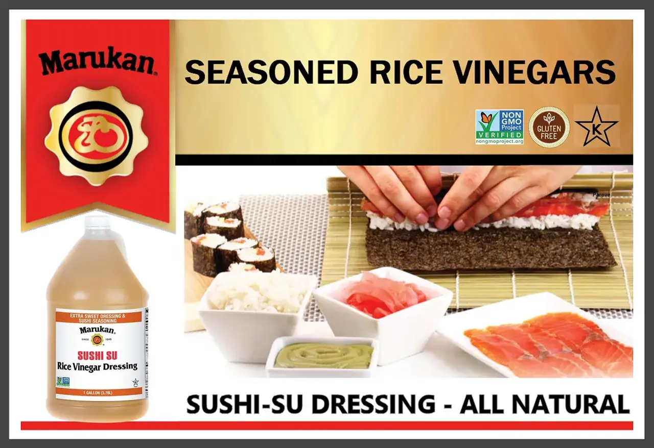 Szukasz czym zastąpić ocet ryżowy? Marukan Sushi Su to idealny dressing do sushi, który nada potrawom wyjątkowy smak.