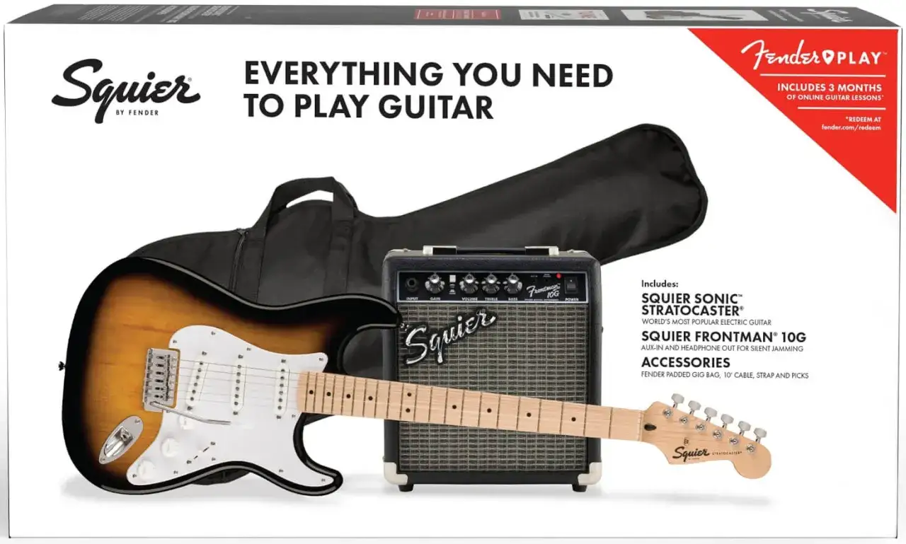 gitara elektryczna dla początkujących zestawy