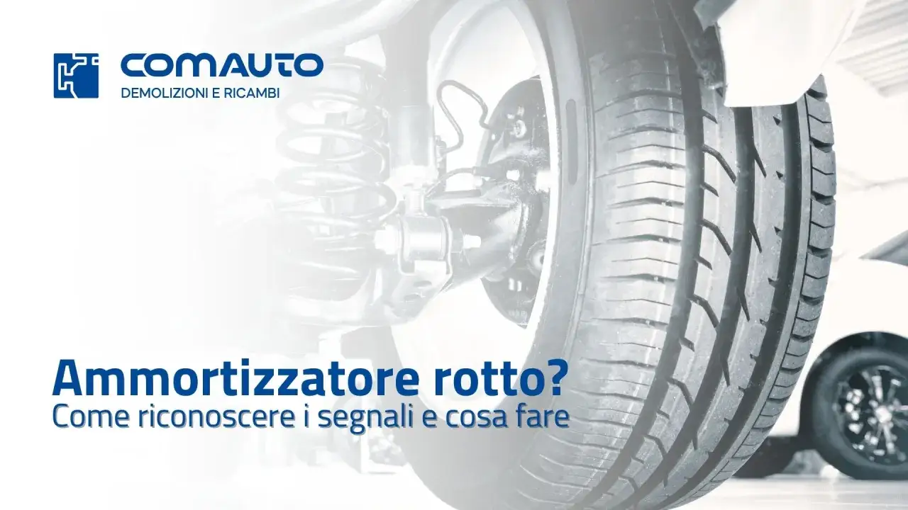 Ruota e sospensioni auto, con testo