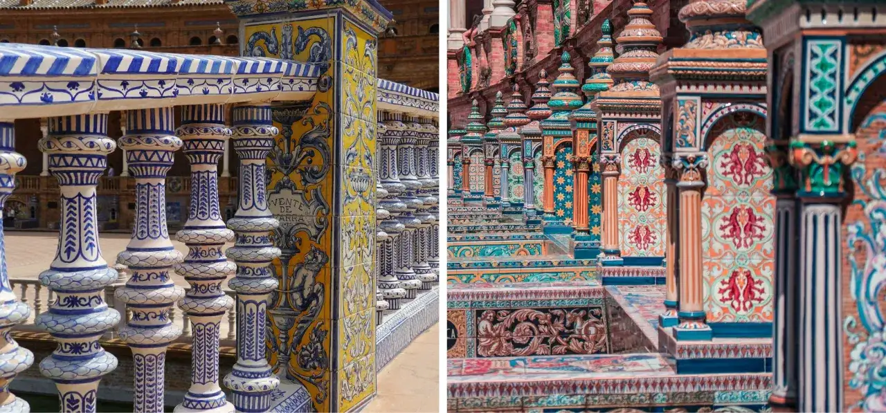 hiszpańska ceramika azulejos