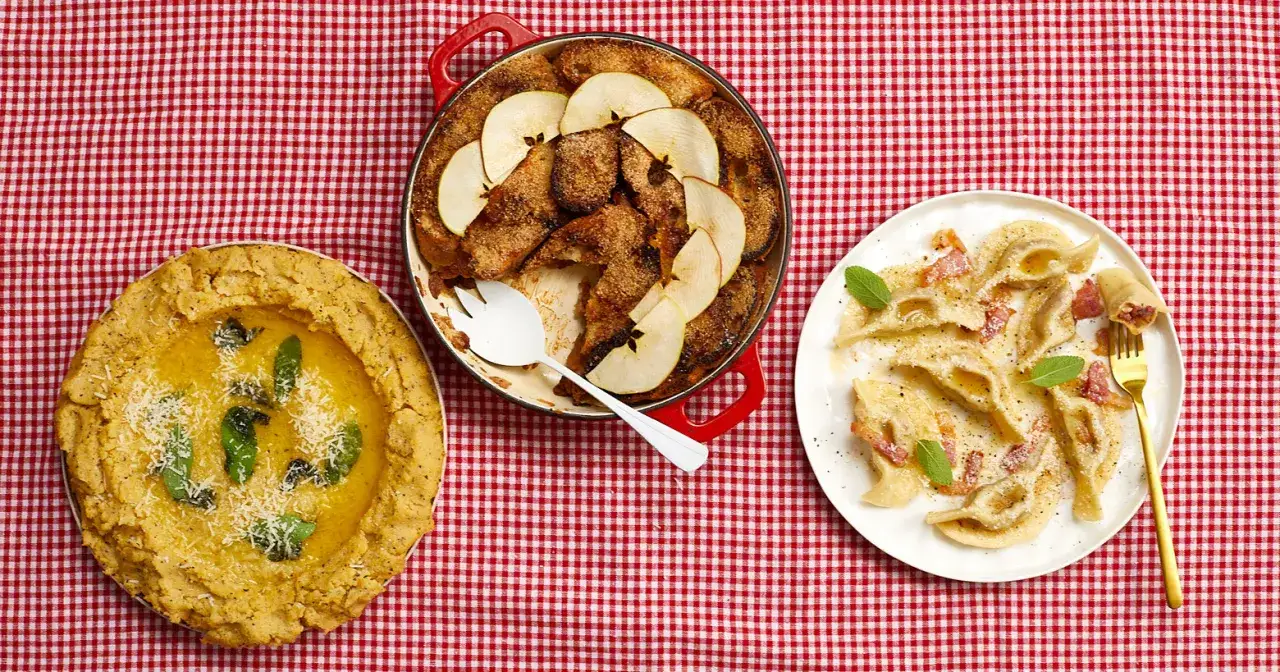 Co zjeść w Bergamo? Pyszne pierożki, tartę z warzywami i zapiekankę z jabłkami.
