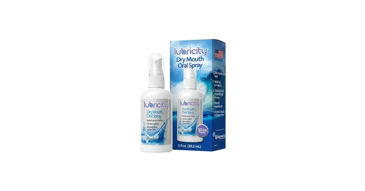 Lubricity Dry Mouth Oral Spray to rozwiązanie co na suchość w ustach. Pomaga nawilżyć i przynieść ulgę.