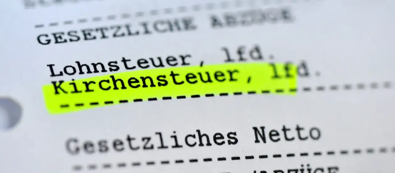 Ausschnitt einer Gehaltsabrechnung, auf der 