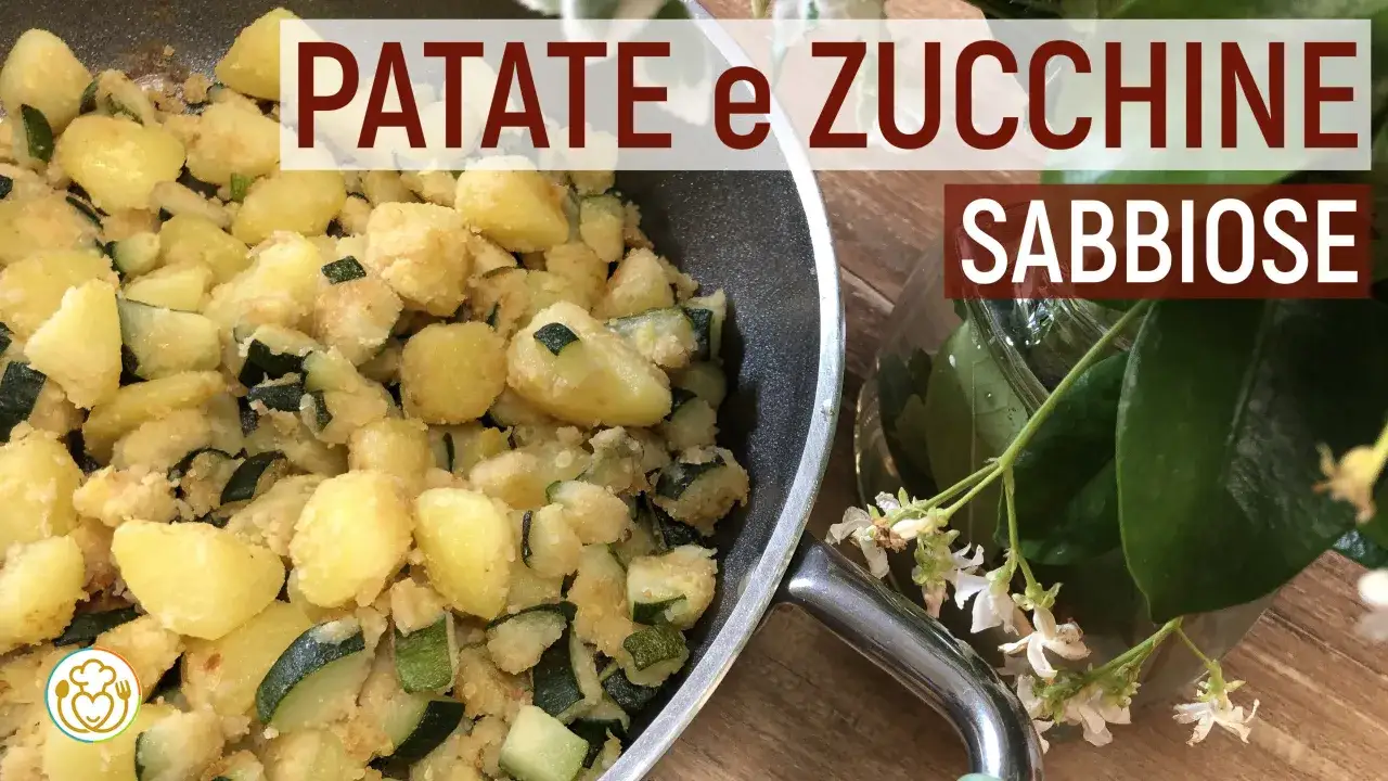 Patate e zucchine saltate in padella, un contorno saporito e facile da preparare.