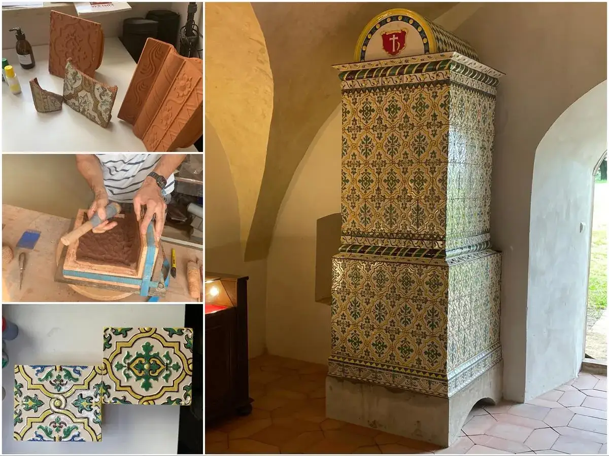 Odkryj, jak wykorzystać stary piec kaflowy, tworząc nowe, zdobione kafle. Proces obejmuje formowanie, malowanie i montaż, by nadać mu nowe życie.