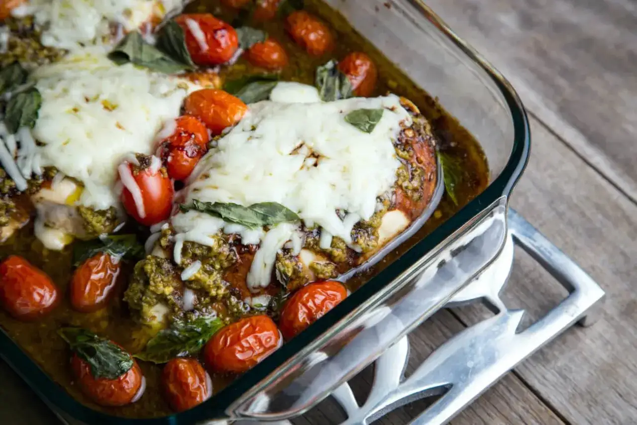 kurczak z pesto pieczony