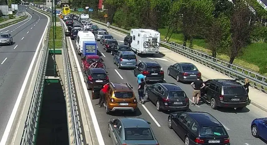 Zakopianka korki natężenie ruchu bus