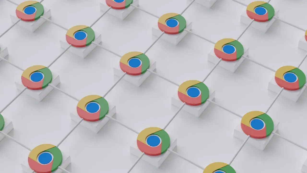 Sieć połączonych ikon przeglądarki Chrome. Czy zapisywanie haseł w przeglądarce jest bezpieczne?