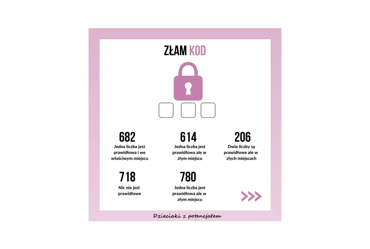Złam kod! Rozwiąż zagadki matematyczne dla dorosłych, by odkryć sekretny numer.