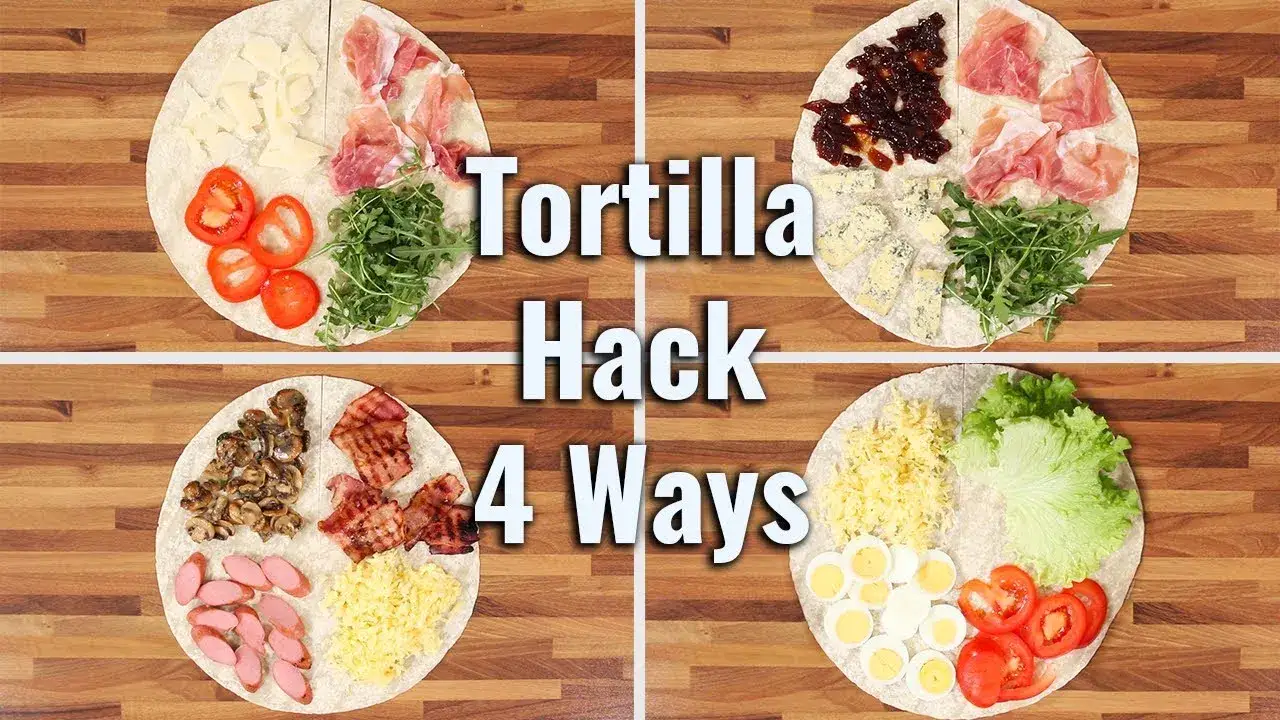 tiktok tortilla hack składanie