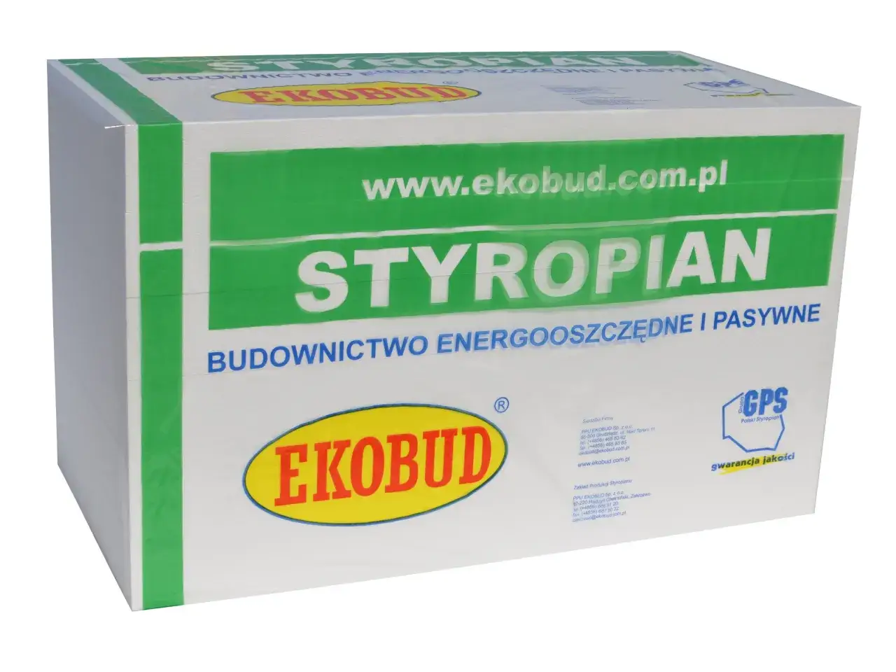 Styropian budowlany EKOBUD, idealny jako jaki styropian na podłogę. Energooszczędny i pasywny. Gwarancja jakości.
