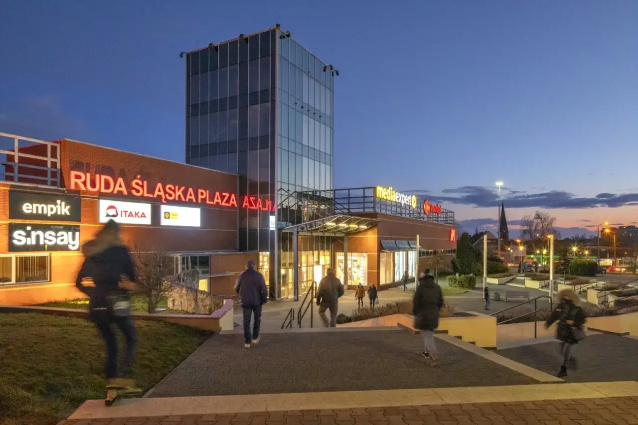Ruda Śląska Plaza wejście