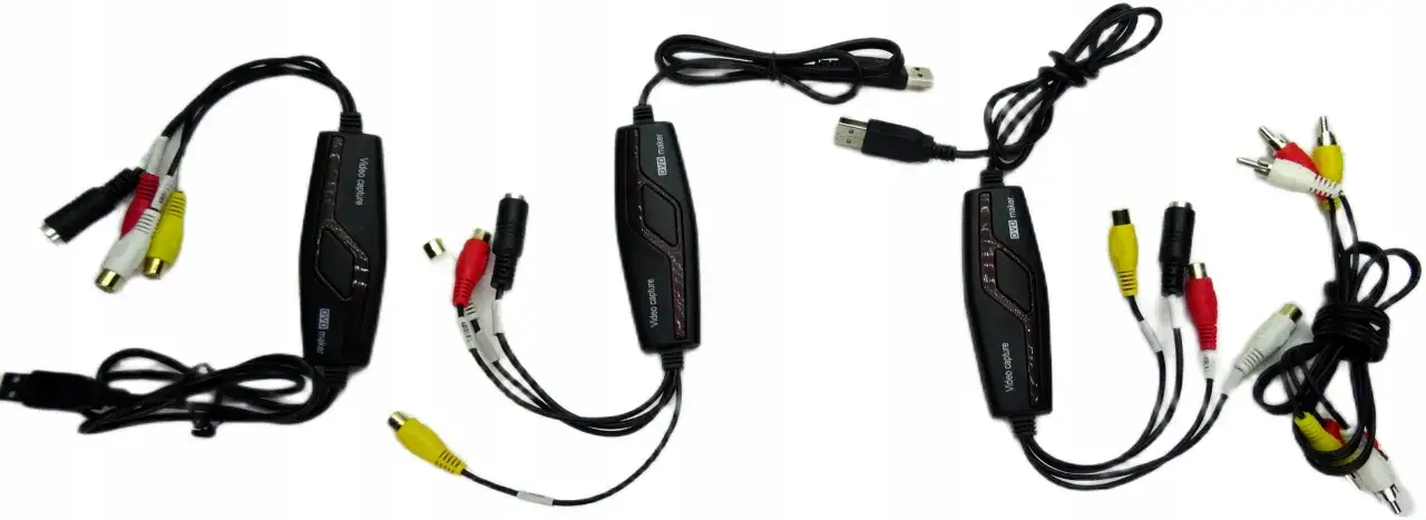 Sprzęt do digitalizacji VHS (magnetowid, grabber, komputer)