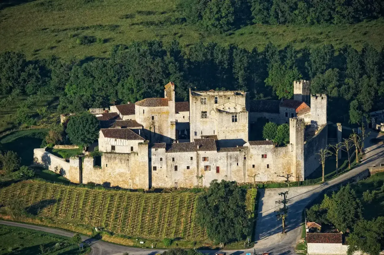 Un ch&acirc;teau m&eacute;di&eacute;val dans le Gers, parfait pour un s&eacute;jour de 3 jours. Vignes et for&ecirc;ts entourent ce site historique.