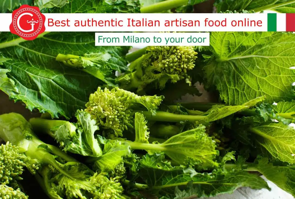 Cime di rapa frescas, listas para llevar el sabor de Italia a tu mesa.