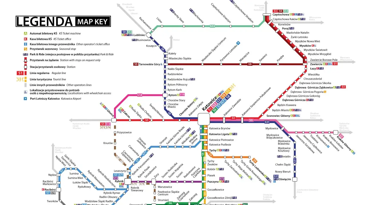 Koleje Śląskie pociąg rozkład jazdy