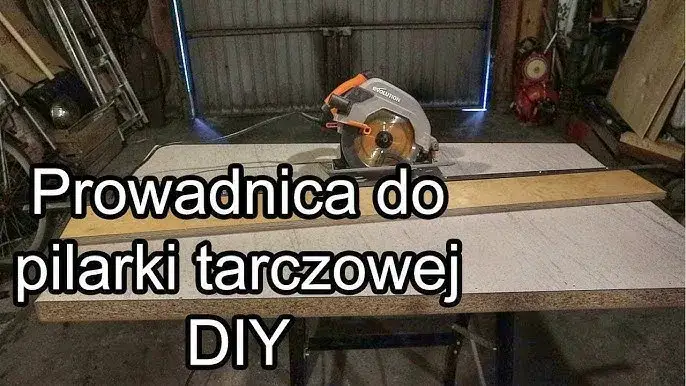 Kalibracja prowadnicy wzdłużnej stołu do pilarki tarczowej