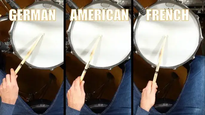 matched grip variants german french american