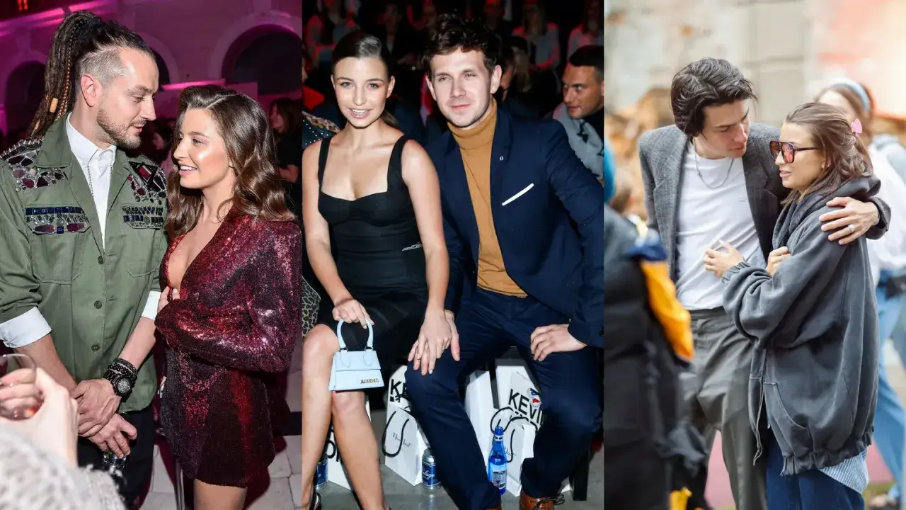 Julia Wieniawa-Narkiewicz z mężem na premierze. Trzy pary w różnych stylizacjach, od eleganckich po casualowe.