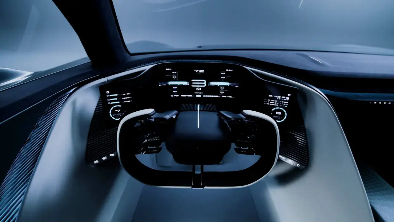 Lexus LFA wnętrze kokpit