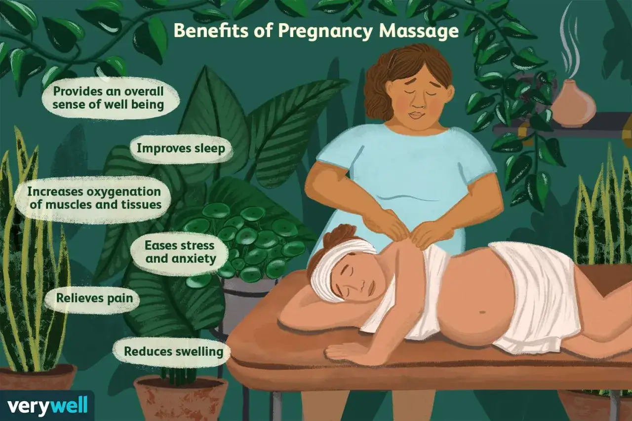 Un massaggio prenatale rilassa una futura mamma, migliorando sonno, umore e benessere generale, alleviando dolori e gonfiori.