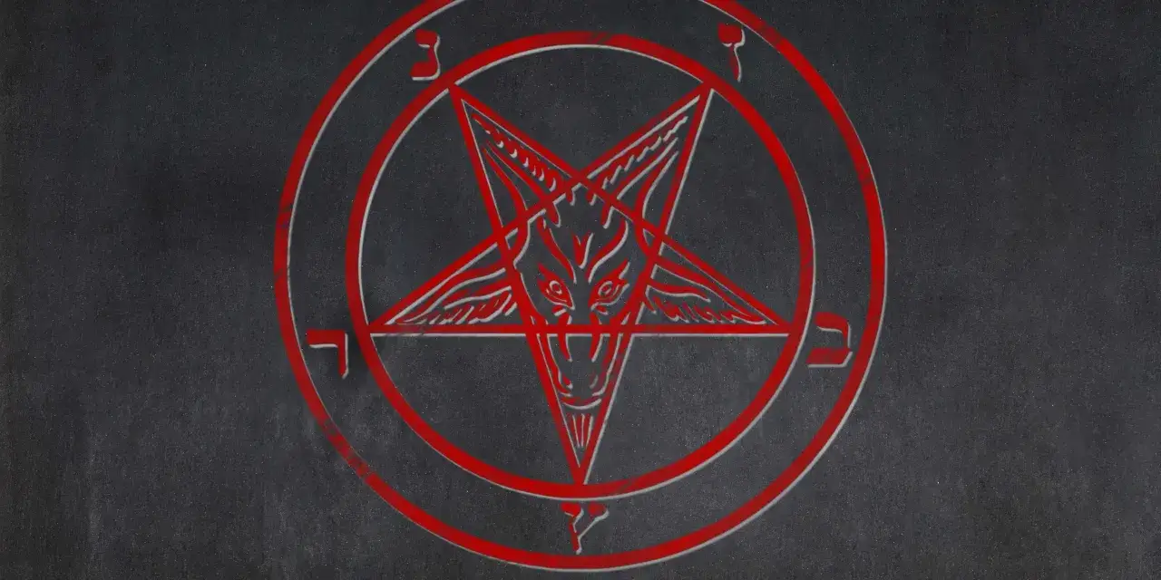 Das Baphomet-Pentagramm, ein Symbol, das oft mit der Frage