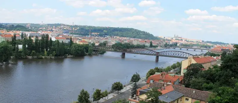 Wyszehrad panorama Pragi