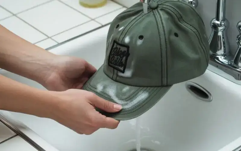 Czapka z daszkiem pranie ręczne