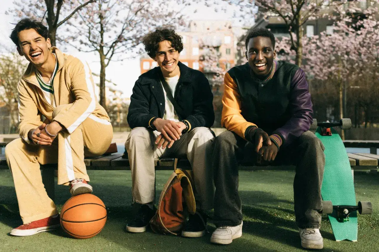 90er Jahre Herrenmode Streetstyle