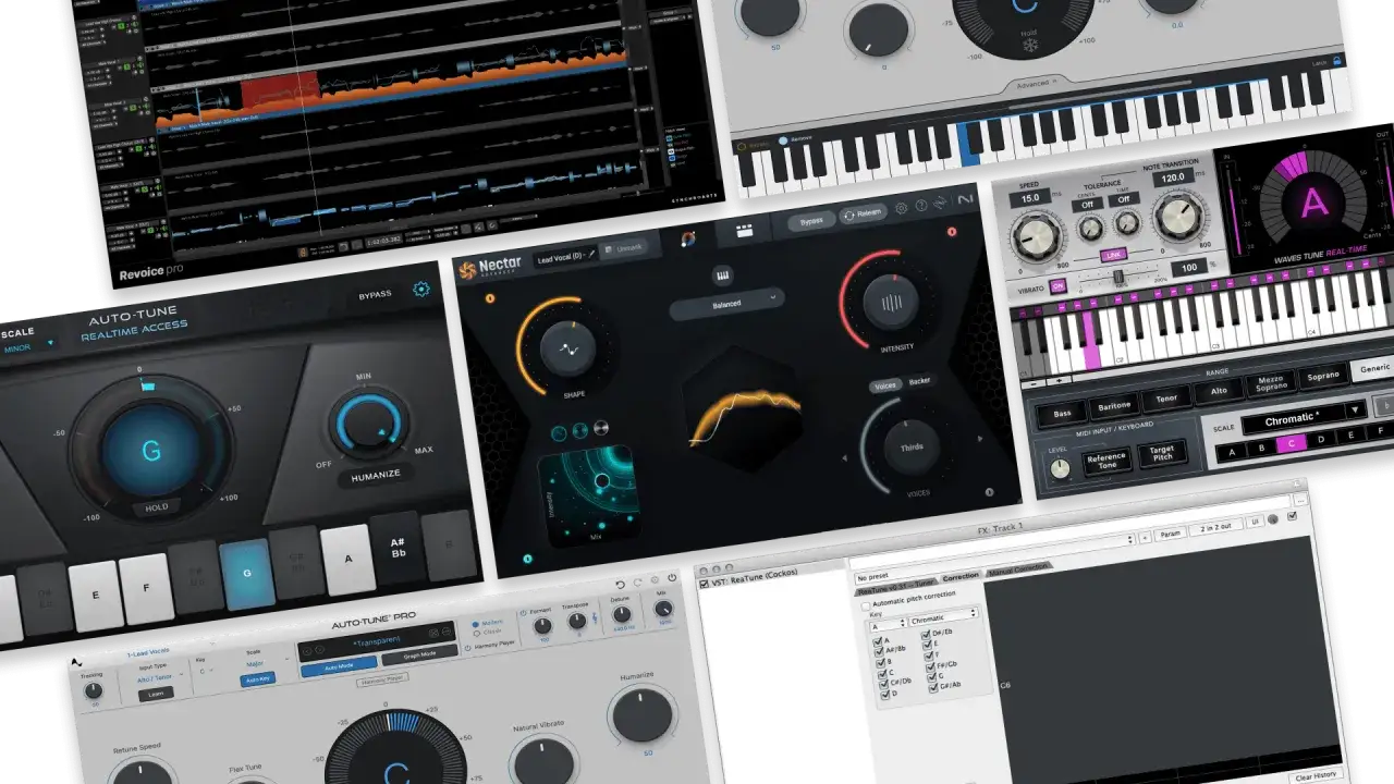 Programy do edycji wokalu: Auto-Tune, Nectar, Revoice Pro. Efekty autotune i korekcja dźwięku.