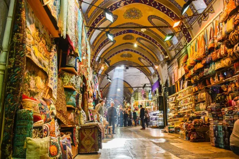 Turecki bazar pamiątki przyprawy